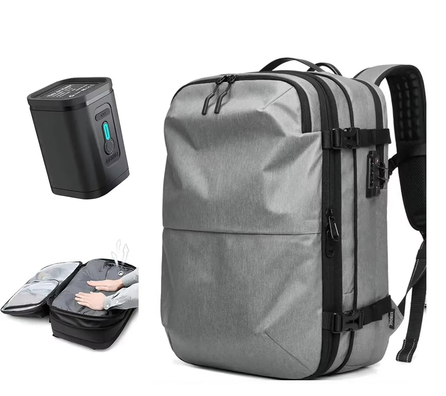 Travel Backpack WIth Vacuum Compression 60L