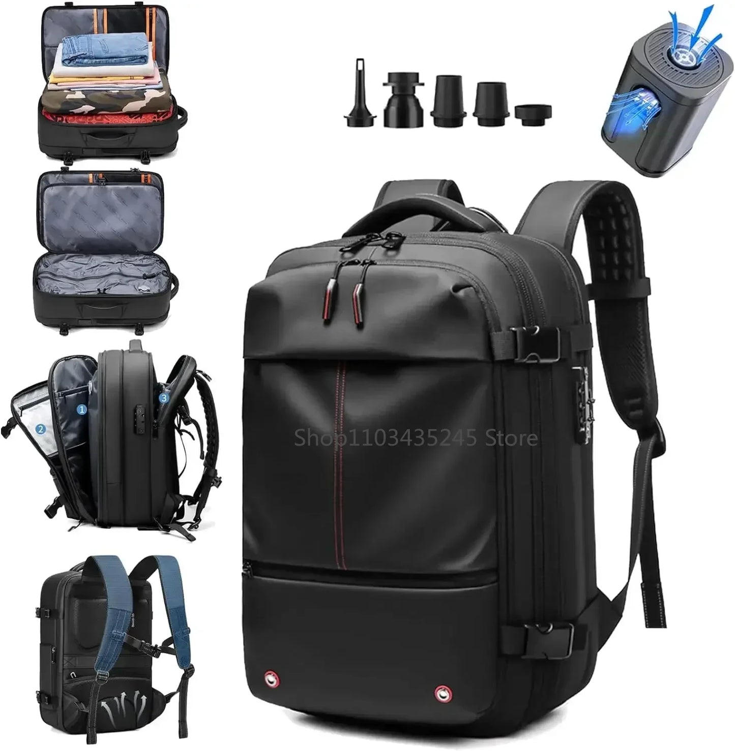 Travel Backpack WIth Vacuum Compression 60L